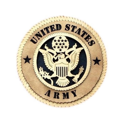 Army wall tribute, Laser Wall Tributes - 9".