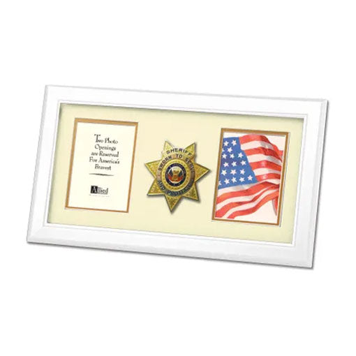 8X16 WHT Sheriff Frame