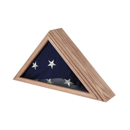 Air force flag case for 3ft x 5ft Flag Oak - Fit 3' x 5' flag.