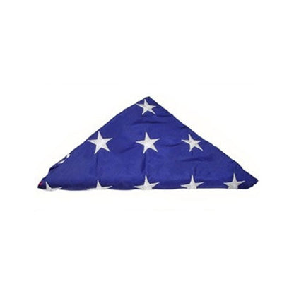 Pre Folded American Flag, American Flag Comes Folded - Fit 3'x5' American Flag. or Fit 5'x9.5' American Flag.