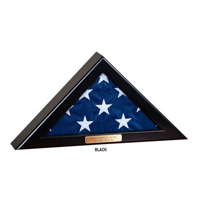 Flag Display Case for 4x6 flag - Cherry Finish.