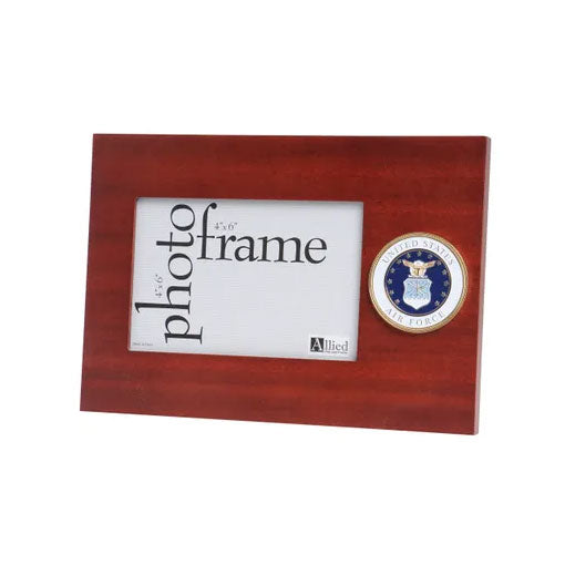 U.S. Air Force Medallion 4-Inch by 6-Inch Desktop Picture Frame
