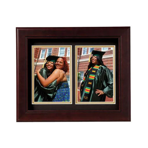 Decorative 4-Inch by 6-Inch Double Picture Frame