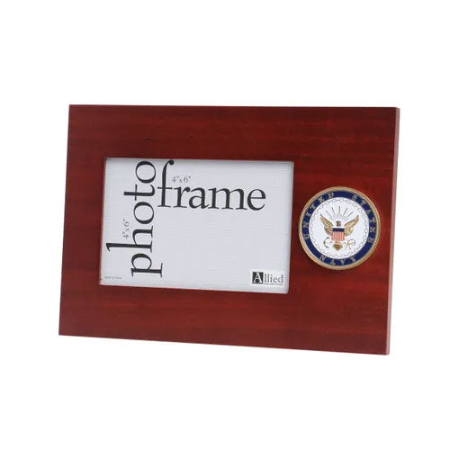 U.S. Navy Medallion 4-Inch by 6-Inch Desktop Picture Frame