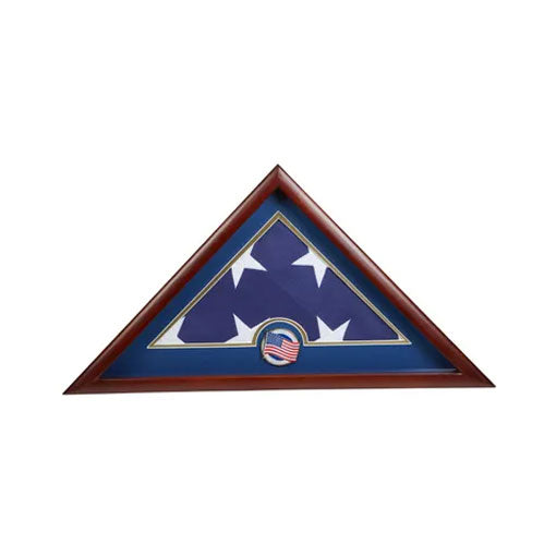 Medallion Flag Display Case, Memorial Flag Display case - US Flag.