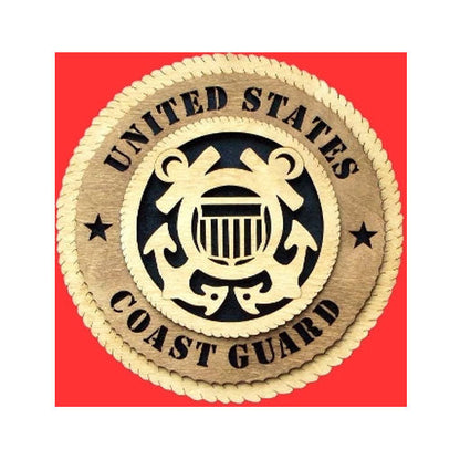 Coast Guard Wall Tributes, Coast Guard Gifts - 12".