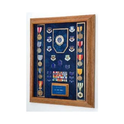 Military shadow box, American made military shadow boxes - Walnut.