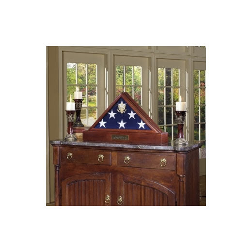 Burial Display case for flag - 5ft x 9.5ft Flag, American Burial Flag.