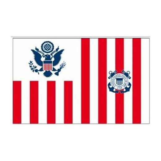 U.S. Coast Guard USCG Ensign, USCG Ensign Flag - 2ft x 3ft