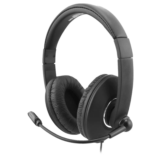 HamiltonBuhl Headphones 3.5mm TRS Smart-Trek Mini with Vol Control by Level Up Desks