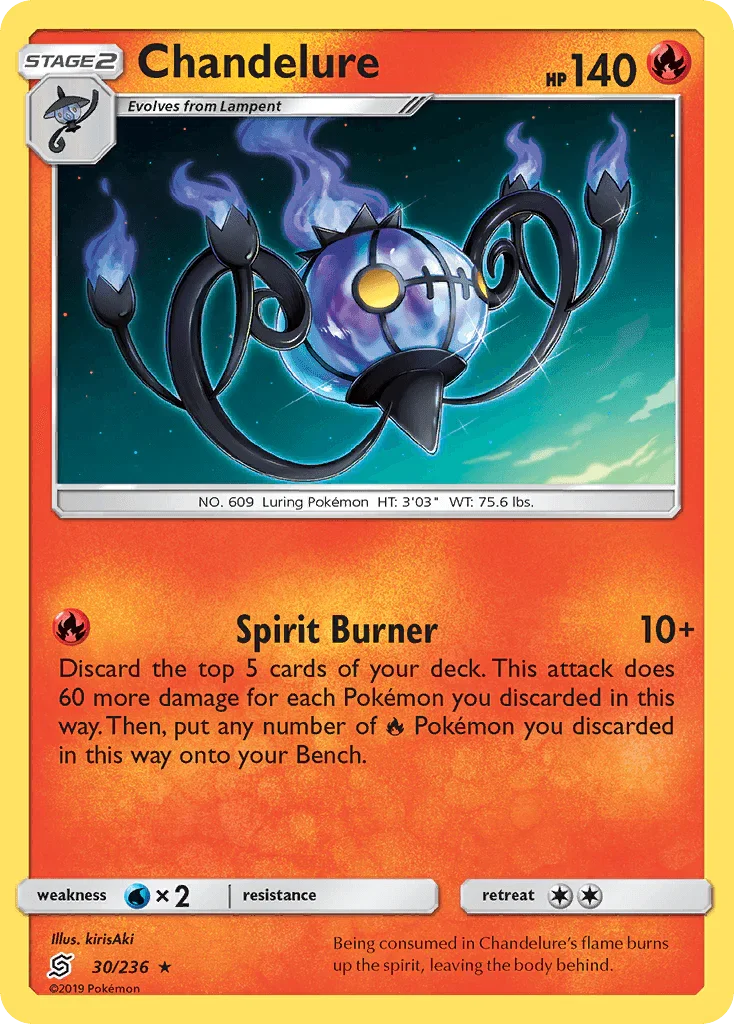 Chandelure (30/236) [Sun & Moon: Unified Minds]