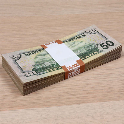 $7,000 ✔️RealAged™ Full Print New Series Stack & Band Pack by Prop Money Inc