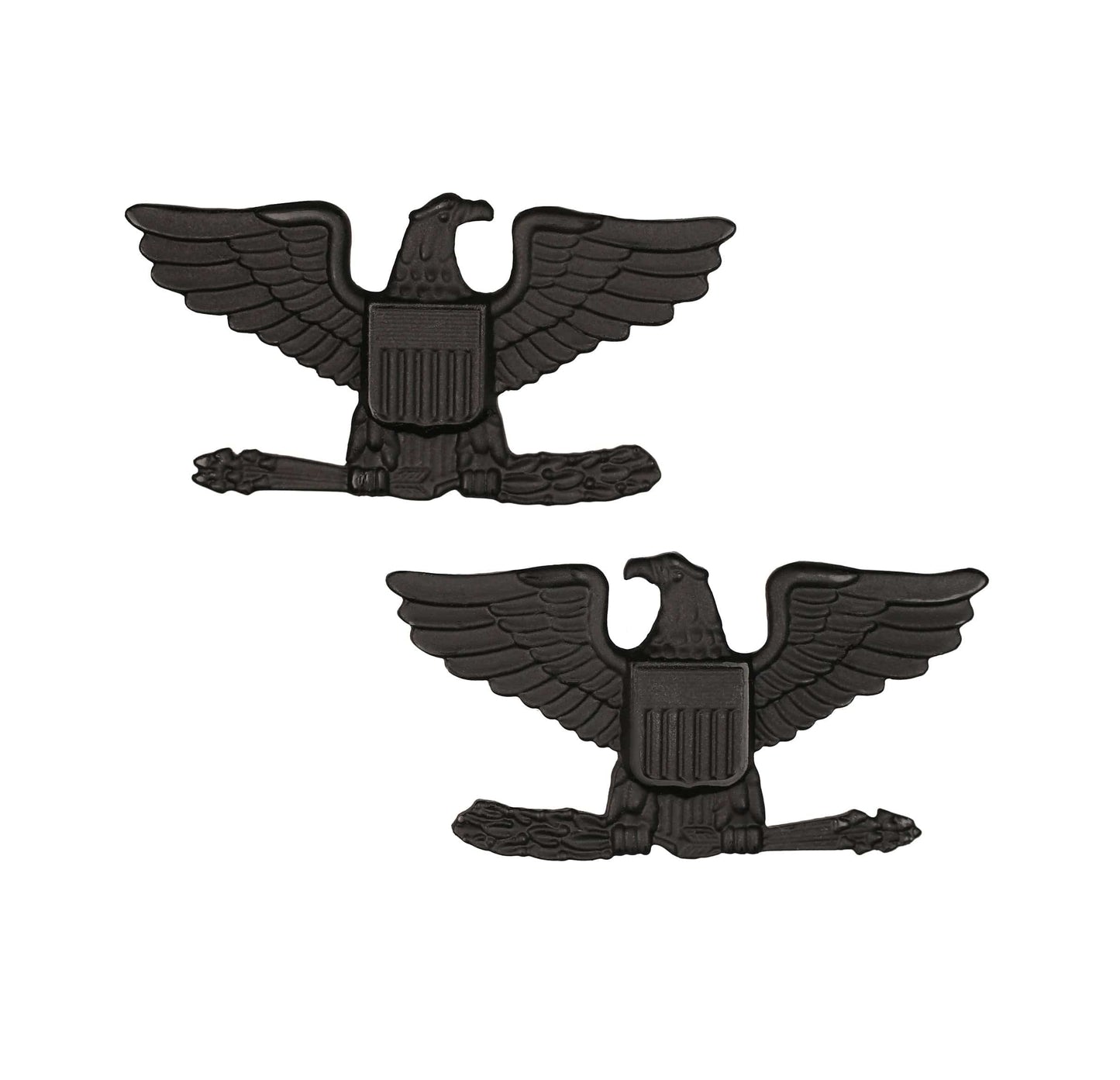 U.S. Army O6 Colonel STA-BRITE® BLACK Metal Pin-on Rank