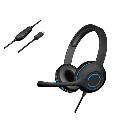 Cyber Acoustics - USB-C Stereo Headset by Level Up Desks