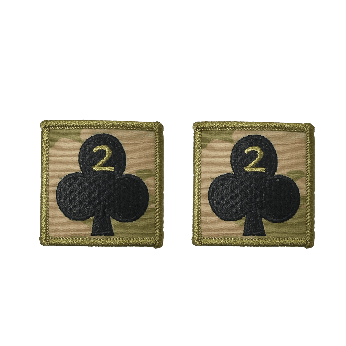 327th Infantry 2nd Battalion #2 Club OCP Helmet Patch