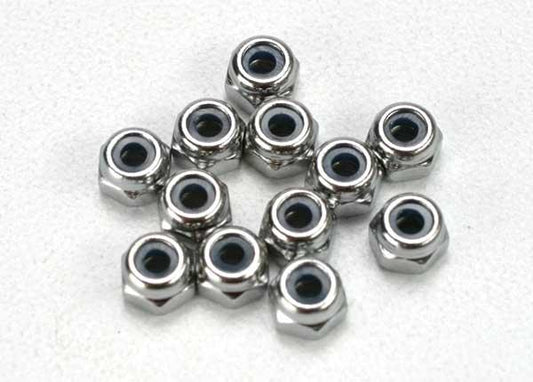 Traxxas 5158 Nylon Locknuts 2.5mm (12) Revo Slayer XO-1 Slash