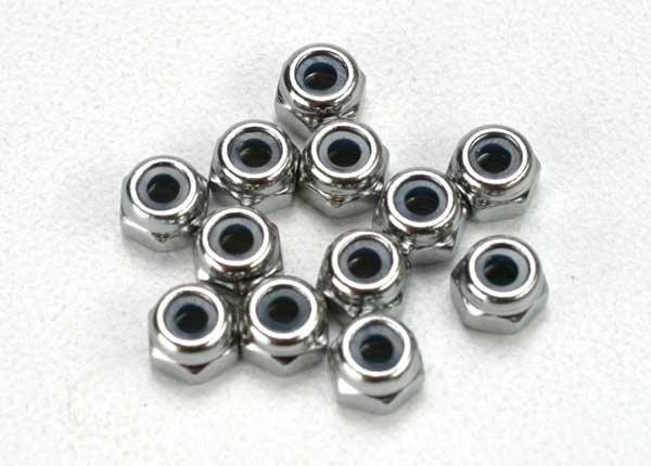 Traxxas 5158 Nylon Locknuts 2.5mm (12) Revo Slayer XO-1 Slash