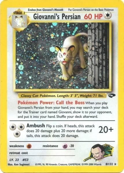 Giovanni's Persian (8/132) [Gym Challenge Unlimited]