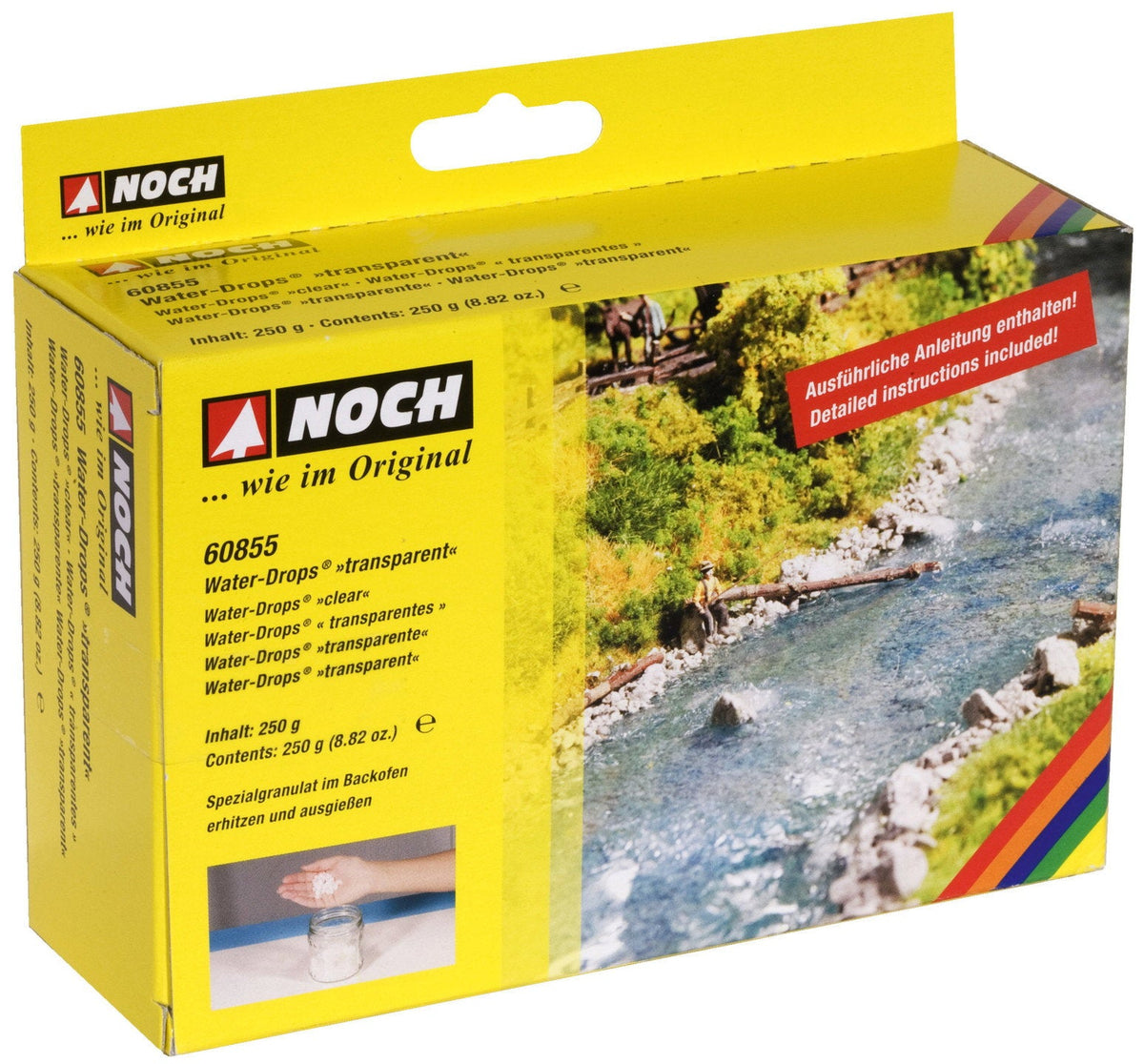 Noch 60855 All Scale Water-Drops Clear, 250 g