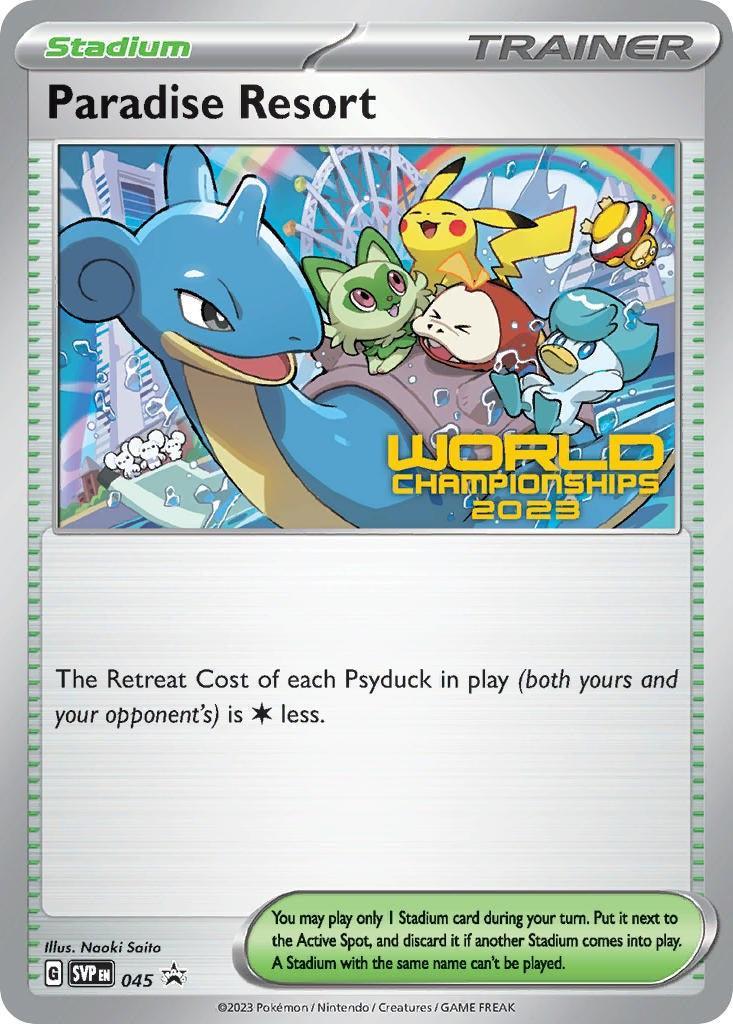 Paradise Resort (045) (World Championships 2023) [Scarlet & Violet: Black Star Promos]
