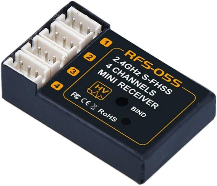 AGFRC Receiver RFS05S 2.4G 4CH Compatible FUTABA for RC Drone Mini Aircraft / RC