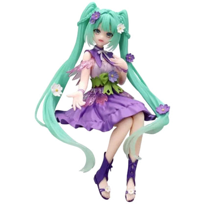 Hatsune Miku Flower Fairy Cosmos Purple Color Noodle Stopper Figure