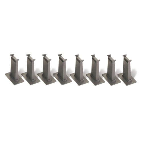 BACHMANN BAC44472 HO E-Z TRACK TALL PIER SET 8 SECTION train bridge supports