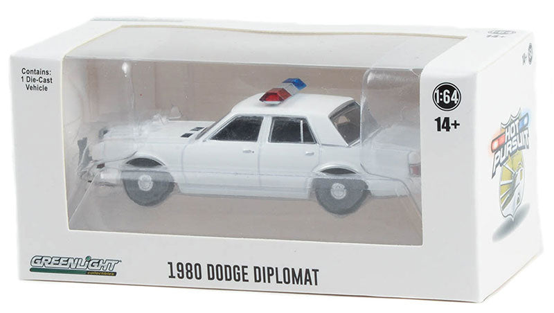 Greenlight 43006-B 1/64 1980-89 Dodge Diplomat Police, Light Bar