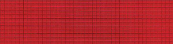 Preiser 19620 HO Scale Small Square Tile Wall Red 3-3/4 x 3-3/4" 9.5