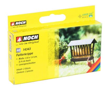 Noch 14343 HO Scale Covered Deer Feeder Laser-Cut Kit, Pack of 2