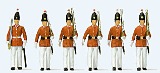 Preiser 24641 HO Scale King's Guard pkg(6)