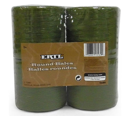 Ertl 13189 1/16 Round Hay Bales, 4-Pack Plastic