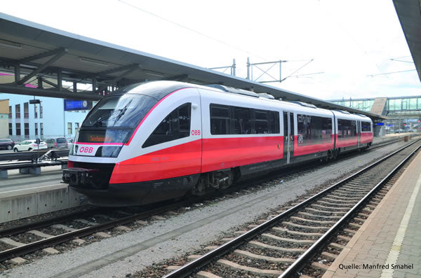 Piko 52083 HO Scale 1/87 Desiro Diesel Railcar new Design ÖBB VI