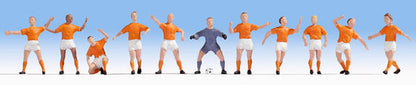 Noch 15977 HO Scale Netherlands Soccer Team -- pkg(11)