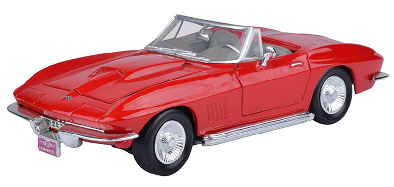 Motormax 73224AC-R 1/24 1967 Chevrolet Corvette Convertible, Red