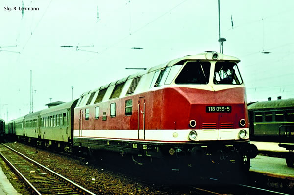 Piko 52580 HO Scale 1/87 ~118 059-5 GFK Diesel DR IV Sound