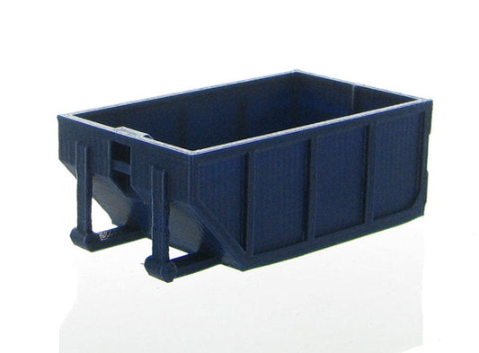 3D To Scale 50-235-DB 1/50 – Rolloff Dumpster 10yds Dark Blue Scene Prop