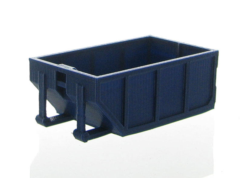 3D To Scale 50-235-DB 1/50 Rolloff Dumpster 10 Yards, Blue