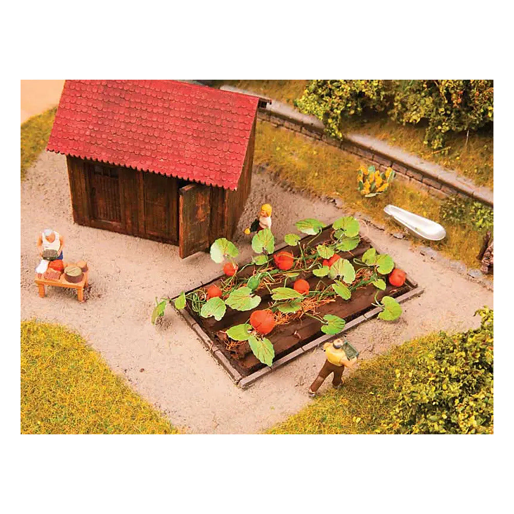 Noch 13219 HO Scale Garden Plot - Assembled - Deco Minis -- 8 Pumpkin Vines