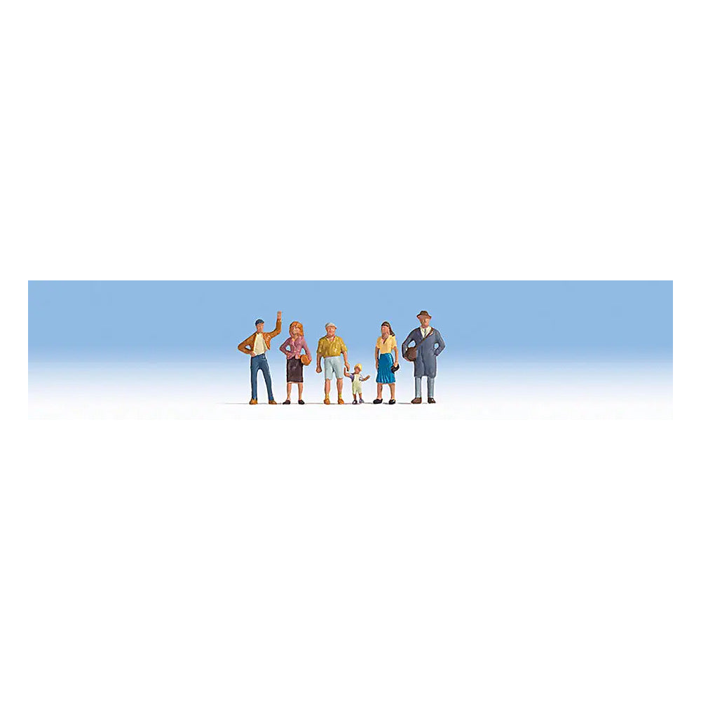 Noch 15478 HO Scale Passers-By -- Set #1 pkg(6)