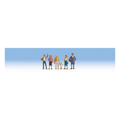 Noch 15478 HO Scale Passers-By -- Set #1 pkg(6)