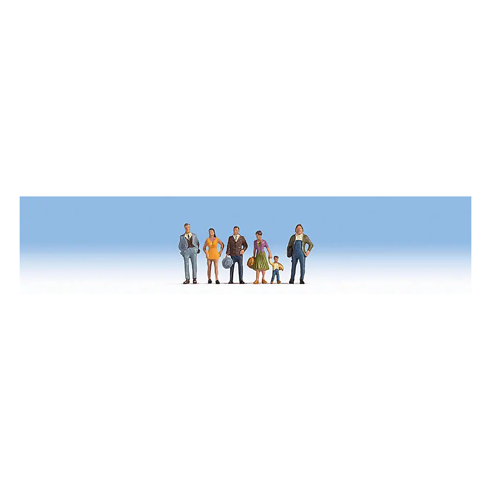 Noch 15479 HO Scale Passers-By -- Set #2 pkg(6)