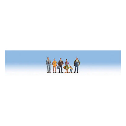 Noch 15479 HO Scale Passers-By -- Set #2 pkg(6)
