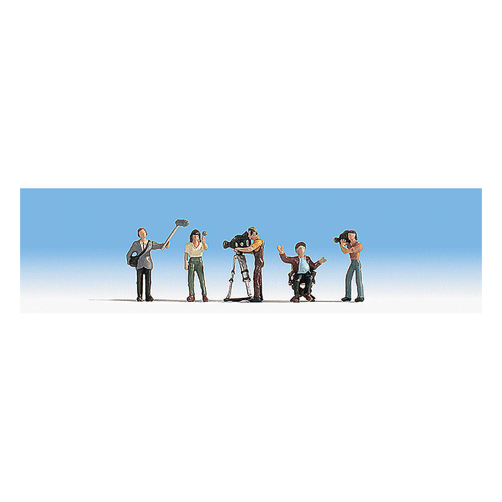Noch 15573 HO Scale Camera Crew -- With Accessories pkg(5)