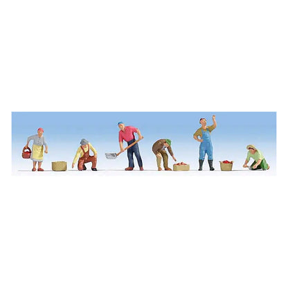 Noch 15613 HO Scale Gardeners -- 6 Figures and Accessories
