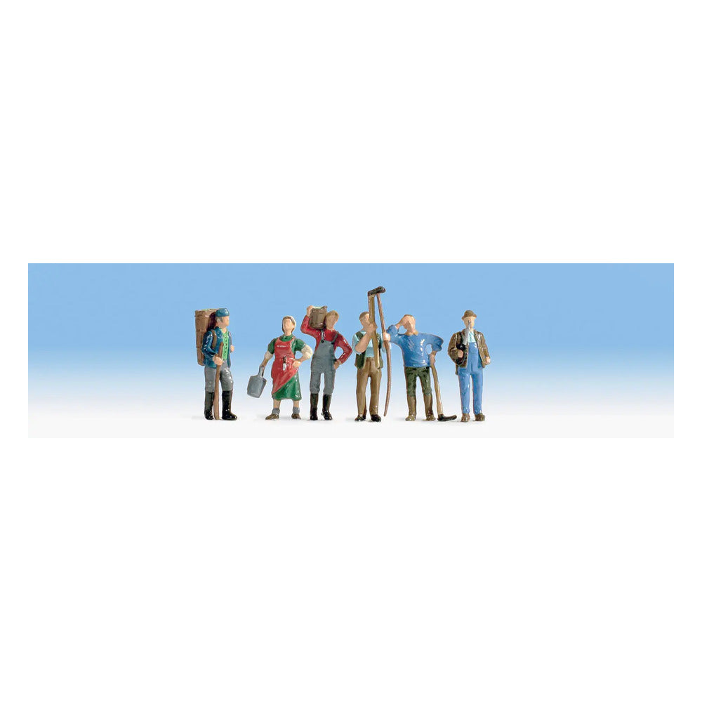 Noch 15614 HO Scale Wine Growers -- pkg(6)