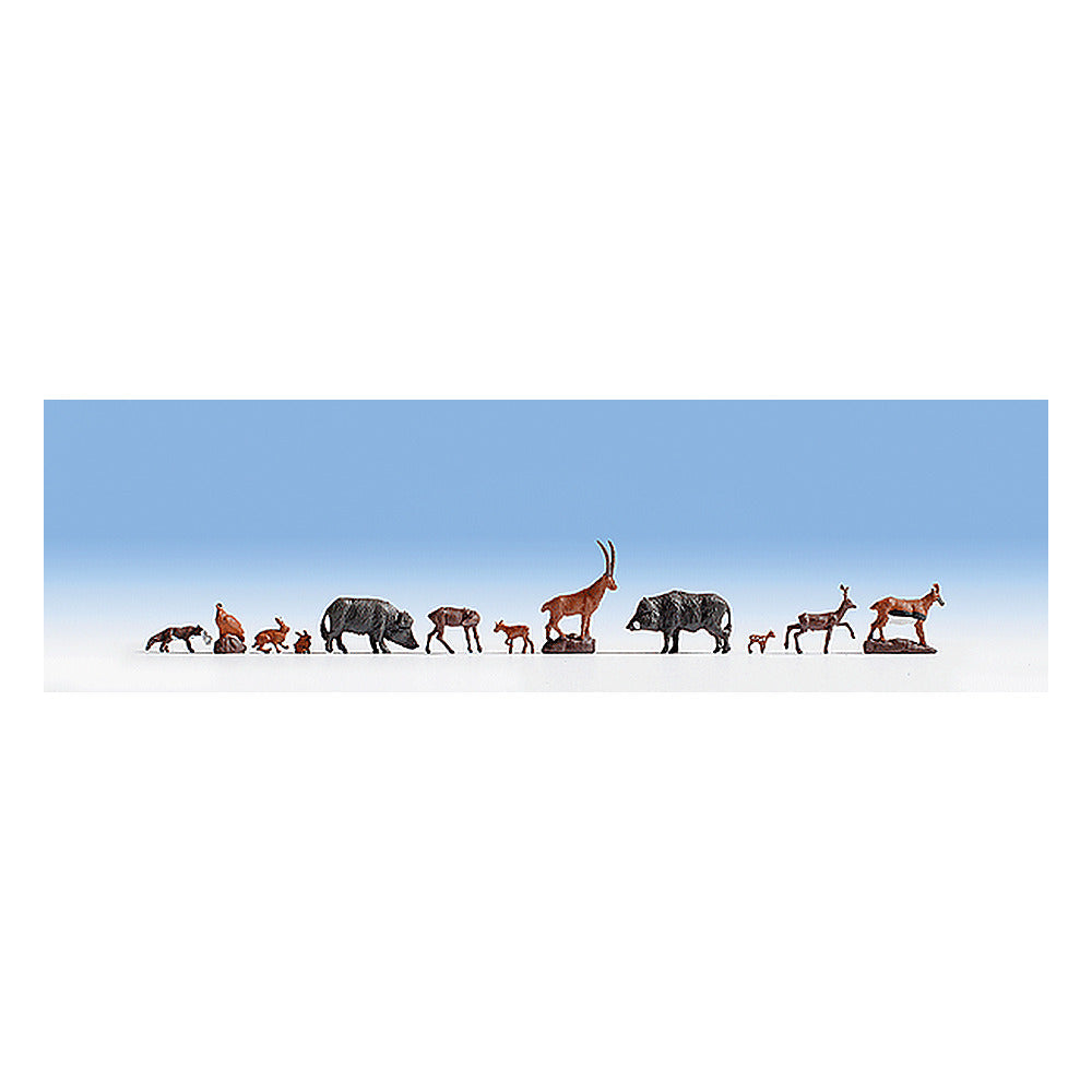Noch 15745 HO Scale Forest Animals -- pkg(12)