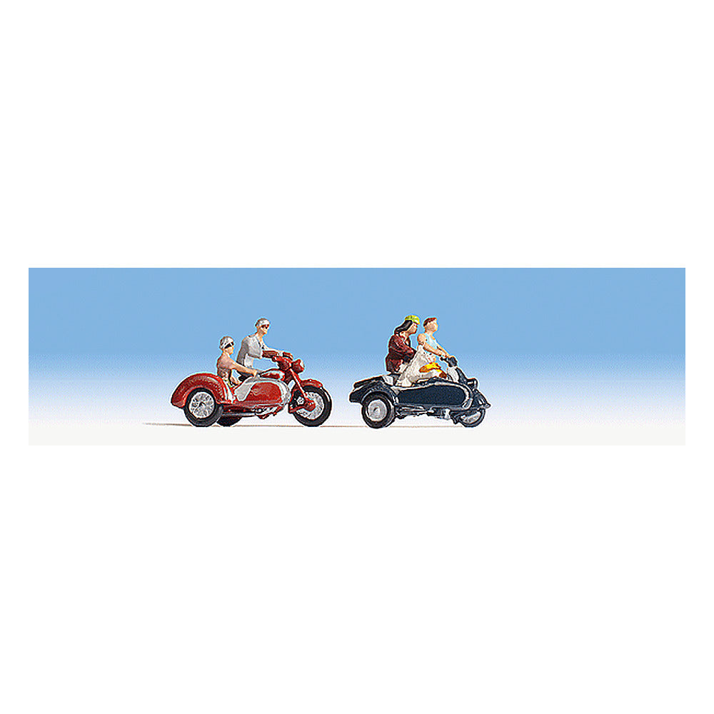 Noch 15905 HO Scale Motorcyclists/Motorbikers