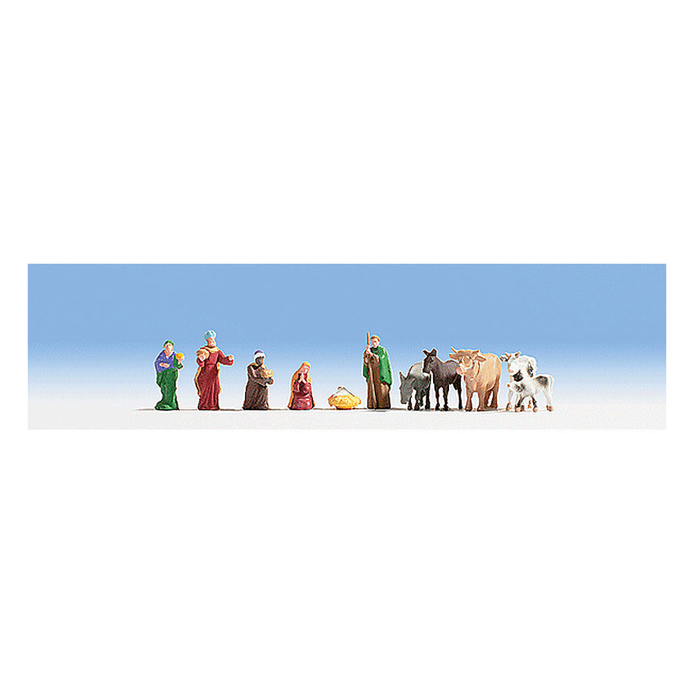 Noch 15922 HO Scale Nativity Figures -- pkg(11)
