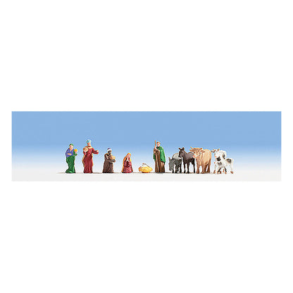 Noch 15922 HO Scale Nativity Figures -- pkg(11)